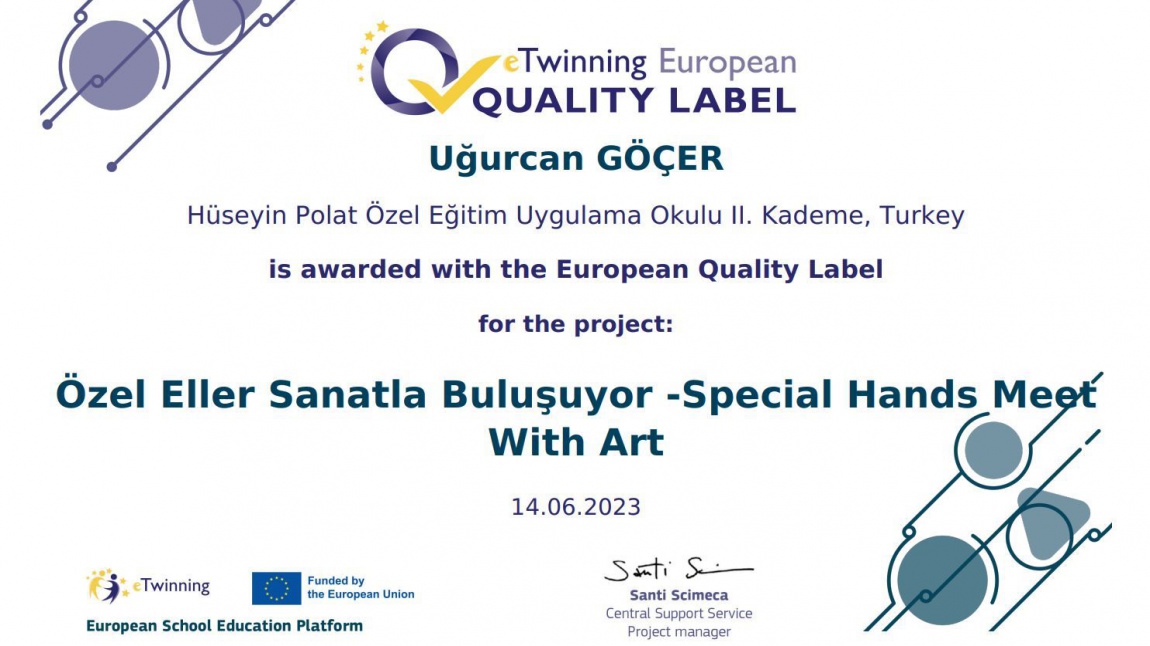 Okulumuz  e Twinning Projeleri Avrupa Kalite Etiketleri İle Ödüllendirildi 